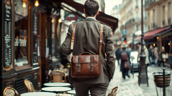 Sacoche parisienne - sacoche homme : l'alliance de l'élégance et du pratique